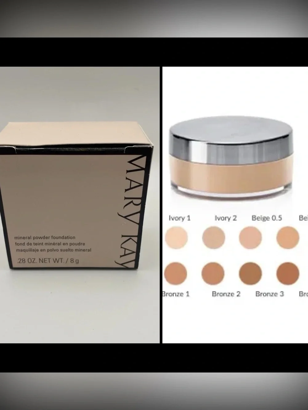Mary Kay Mineral Powder Weightless Perfecting Bronze 4 Foundation .28 OZ. /8 g